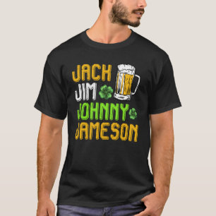 T-shirt Jack Jim Johnny Jameson St Patrick's Day
