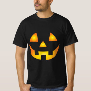 T-shirt Jack-o'-lantern Déplaisant Citrouille face Hallowe