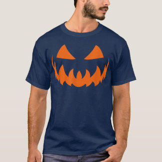 T-shirt Jack-o'-lantern effrayant citrouille Halloween pou