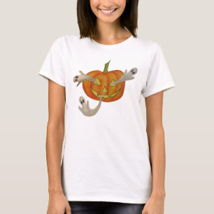 T-shirt Jack-o'-lantern hanté