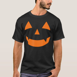 T-shirt Jack-o'-lantern Vampire Citrouille Face mignonne H