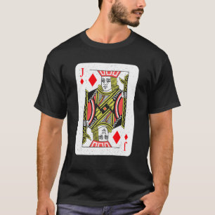 T-shirt Jack of Hearts Jouer carte Poker