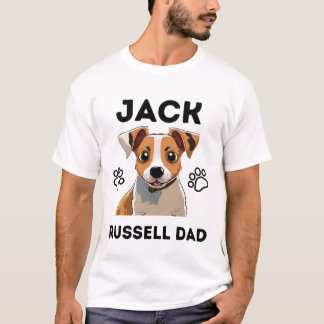 T-shirt jack russel lover citation : jack russell papa