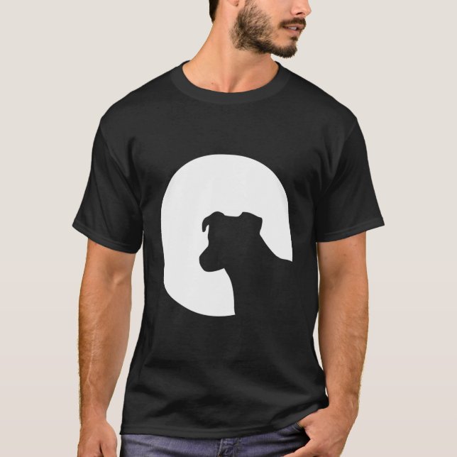 T-shirt Jack Russell Moon (Devant)