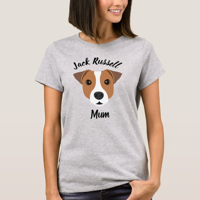 T-shirt Jack Russell Mum (Devant)