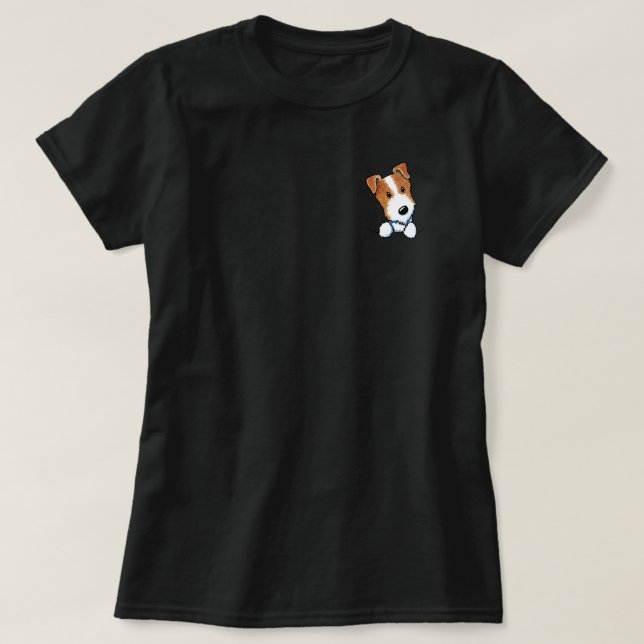 T-shirt Jack Russell Pocket Puppy (Design devant)