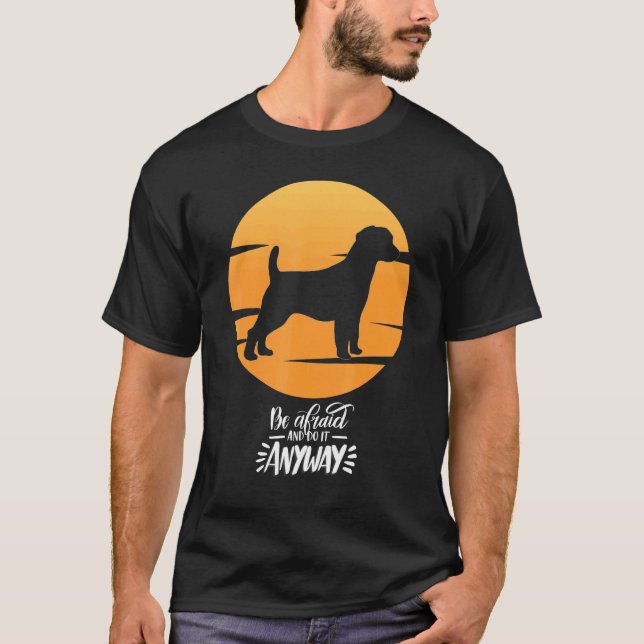 T-shirt Jack Russell Terrier Chien Retro 20 (Devant)