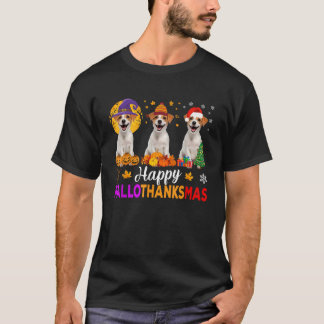 T-shirt Jack Russell Terrier Dog Halloween Christmas Hallo
