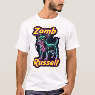 T-shirt Jack Russell Terrier JRT Zombie Dog Halloween Esse