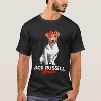 T-shirt Jack Russell Terrier Mama Chien Maman Filles
