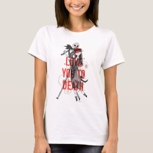 T-shirt Jack & Sally - Vous Aimez À La Typographie De La M