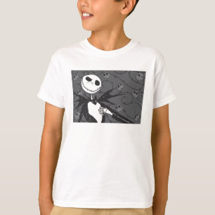 T-shirt Jack Skellington   Arrière - plan de Skellington