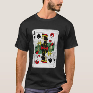 T-shirt Jack Spades Jouer aux cartes Costume de fête d'Hal