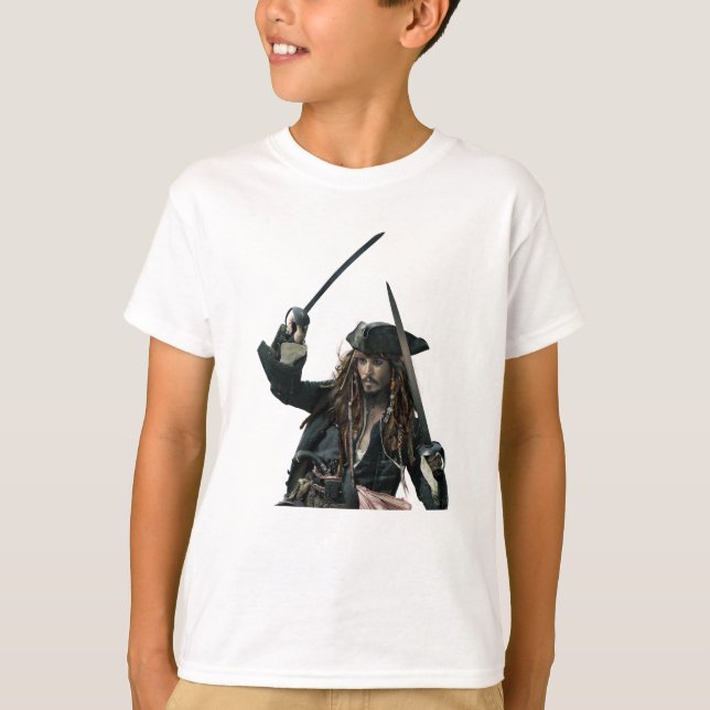 T-shirt Jack Sparrow Bust (Devant)