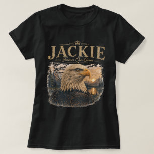 T-shirt Jackie Forever Notre Reine Hommage à l'Aigle Royal