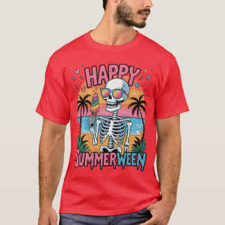 T-shirt Jackolantern de pastèque d'été Joyeux Summerween S