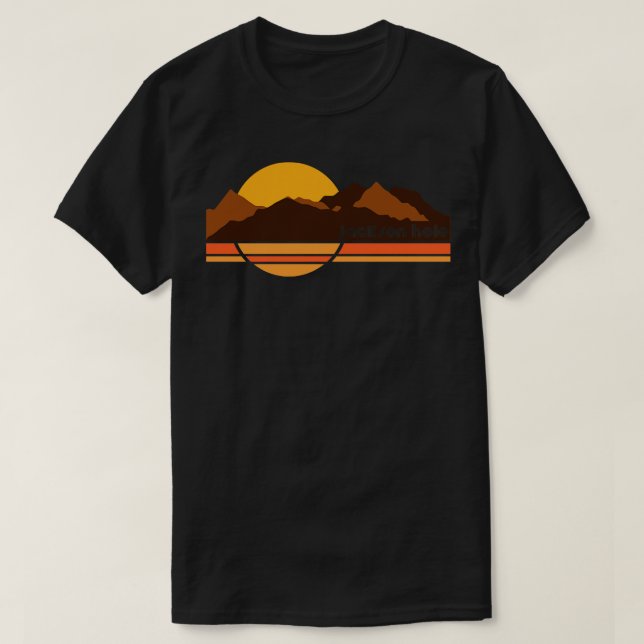 T-shirt Jackson Hole Retro les années 70 Souvenir touristi (Design devant)