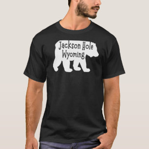 T-shirt Jackson Hole Wyoming Ours Nature Randonnée Voyage 