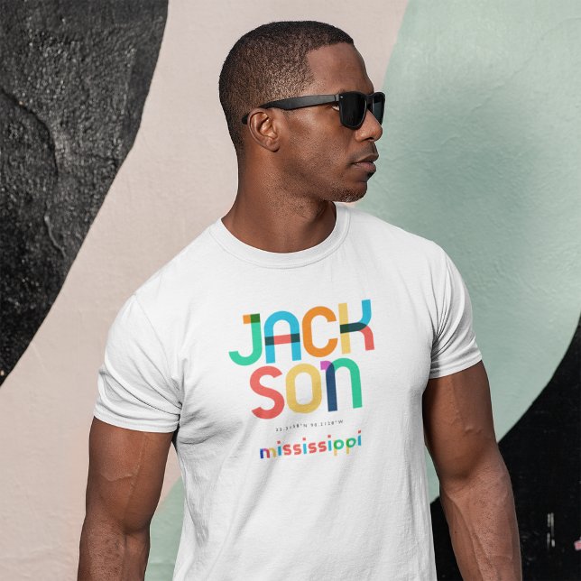 T-shirt Jackson Mississippi Mid Century, Pop Art, (Créateur téléchargé)