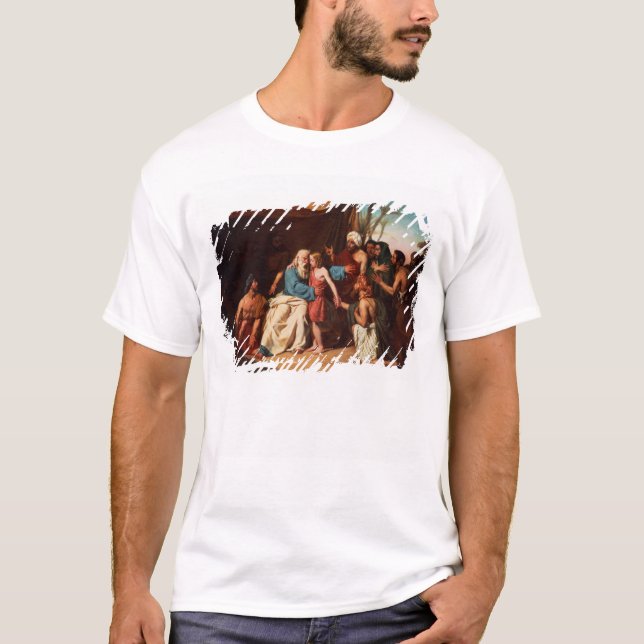 T-shirt Jacob refusant de libérer Benjamin, 1829 (huile (Devant)
