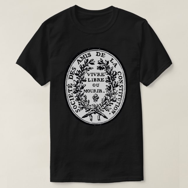 T-shirt Jacobin Club Seal - Révolution Française, Radical, (Design devant)