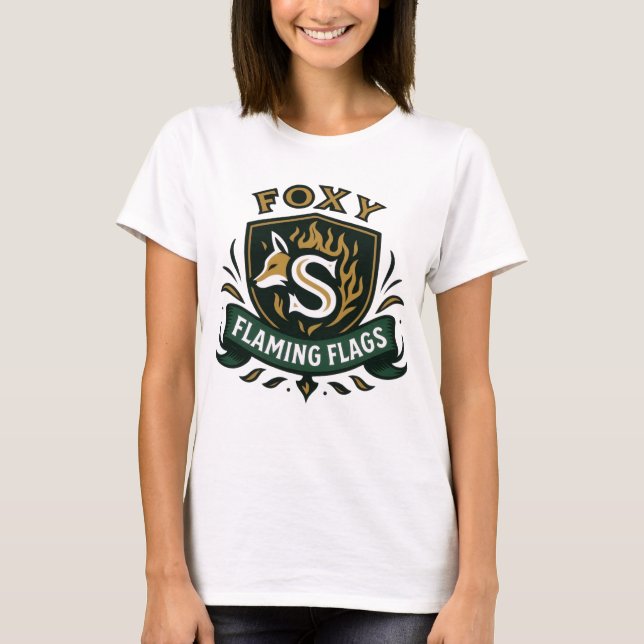 T-shirt Jade Elegance (Foxy Flags) (Devant)