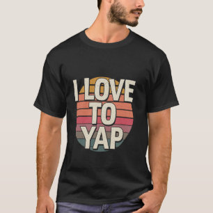 T-shirt J'adore bavarder Personnalité extravertie bavarde