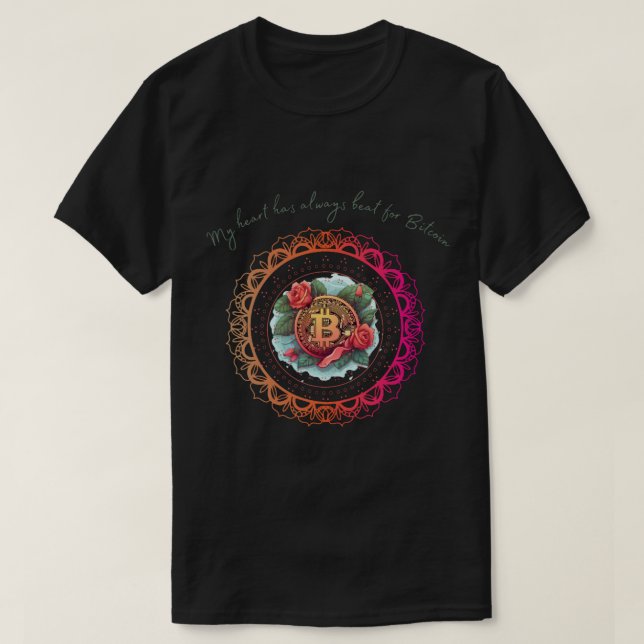 T-shirt j'adore bitcoin (1) (Design devant)