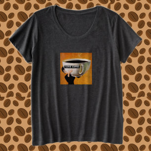 T-shirt J'ADORE CAFÉ Géant Mug Hug