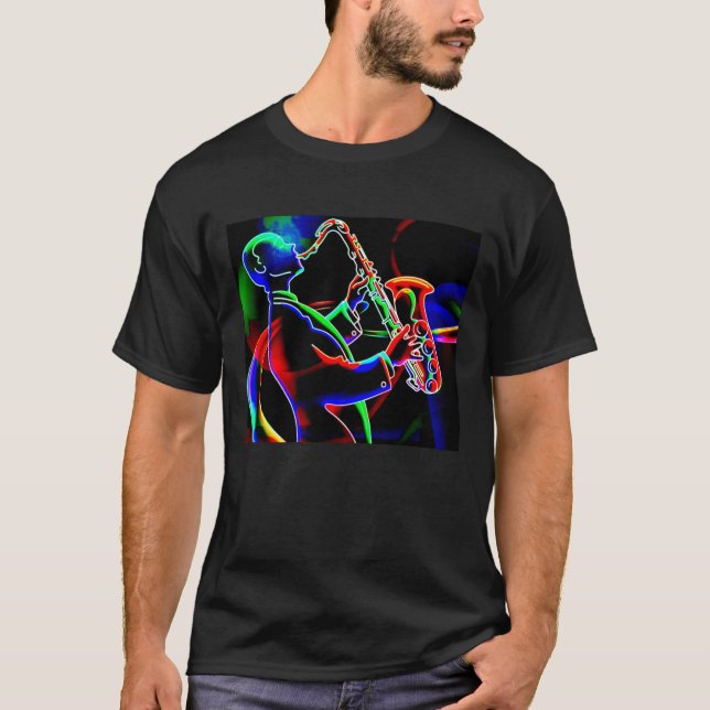 T-shirt J'adore ce jazz (Devant)