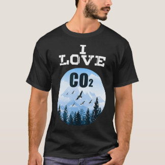 T-shirt J'adore CO2 Anti-Changement Climatique Diesel Pilo