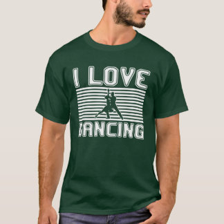 T-shirt J'adore danser rétro