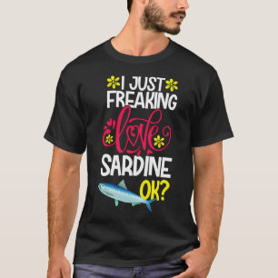 T-shirt J'adore juste les sardines Ok