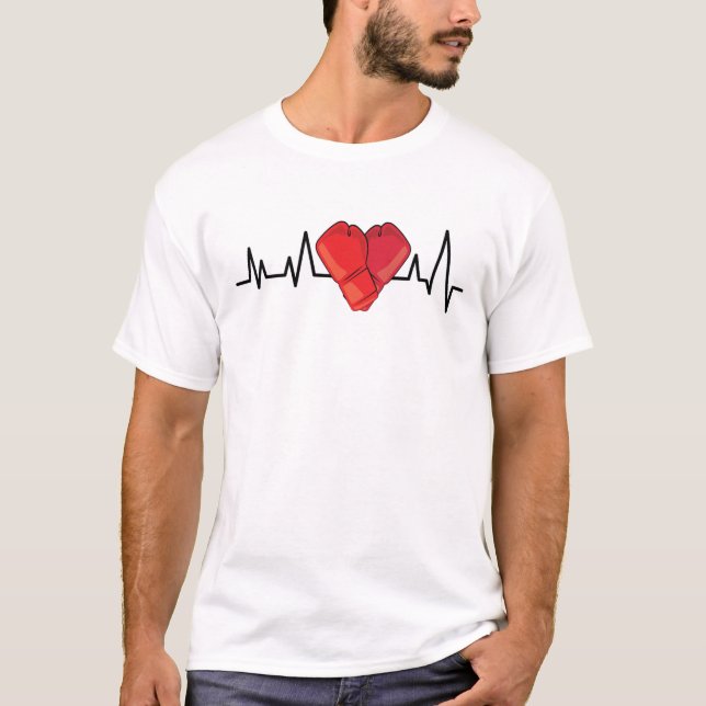 T-shirt J'adore la boxe (Devant)