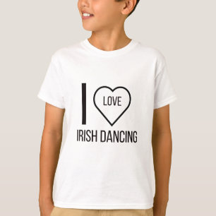 T-SHIRT J'ADORE LA DANSE IRLANDAISE