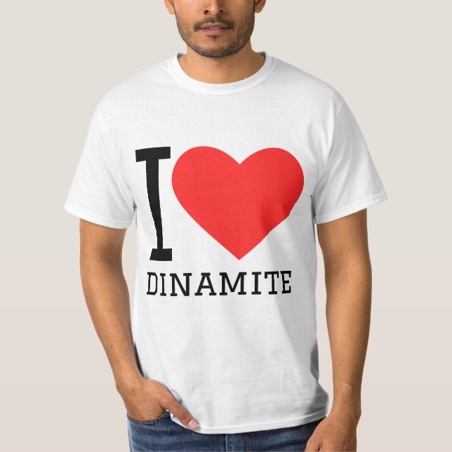 T-shirt J'adore la dynamite (Devant)
