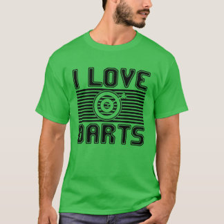 T-shirt J'adore la famille de fléchettes