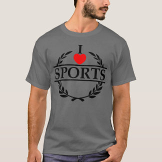 T-shirt J'adore la famille de sport
