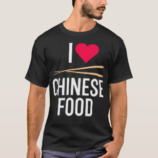 T-shirt J'adore la nourriture chinoise1