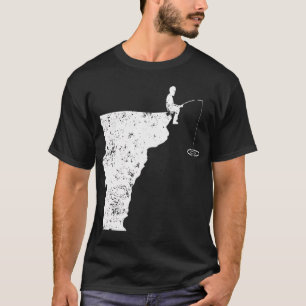T-shirt J'adore la pêche Papa VT Humour pêche sur glace