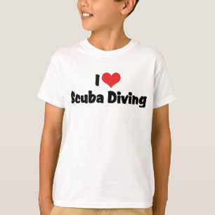 T-shirt J'adore la plongée en scaphandre - Amoureux de l'o