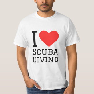 T-shirt J'adore la plongée sous-marine