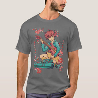 T-shirt J'adore l'anime et la fille de musique