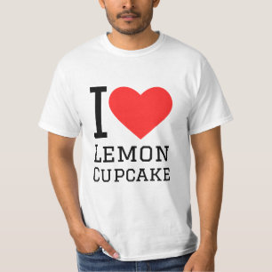 T-shirt J'adore le cupcake au citron