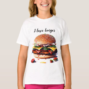 T-shirt J'adore le hamburger