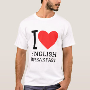 T-shirt J'adore le petit déjeuner anglais