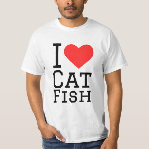T-shirt J'adore le poisson chat