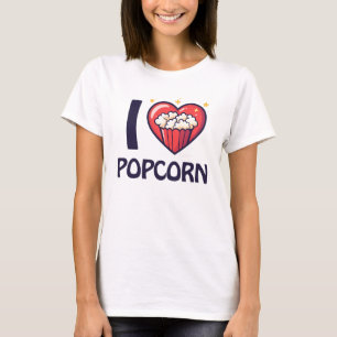 T-shirt J'adore le pop-corn
