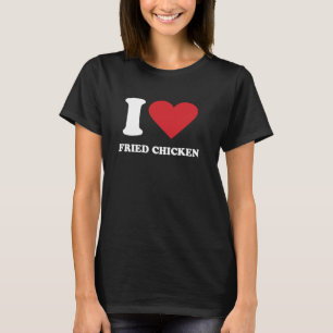 T-shirt J'adore le POULET FRIT J'aime le POULET FRIT
