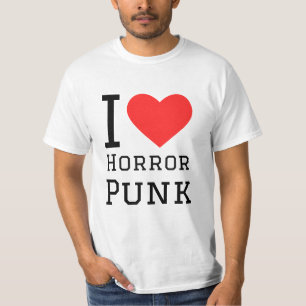 T-shirt J'adore le punk d'horreur